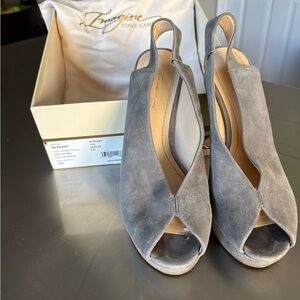 Vince Camuto Greystone Lux Kid Suede Heels